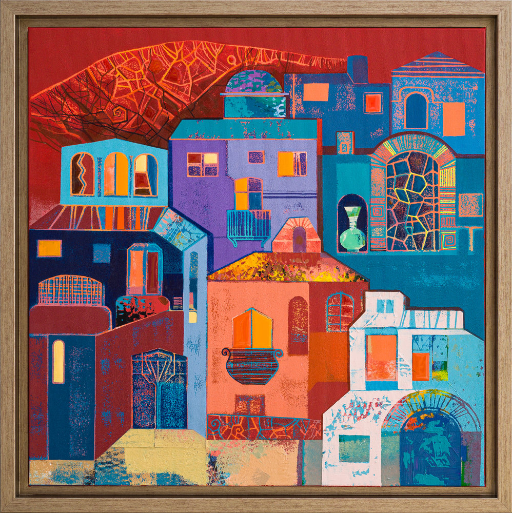 Vania ITINOVA - Ognen zalez - 50x50cm